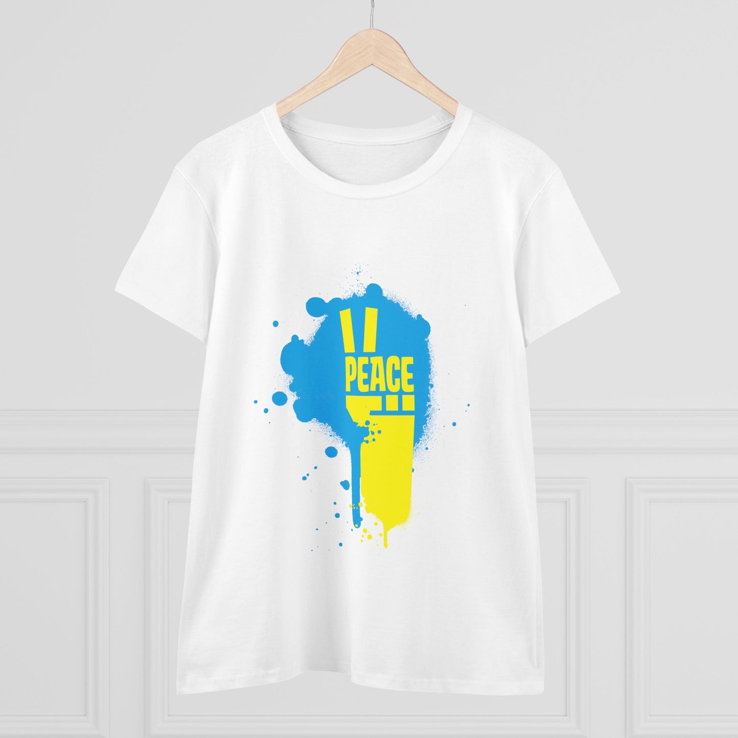 Peace for Ukraine Women's Cotton Tee