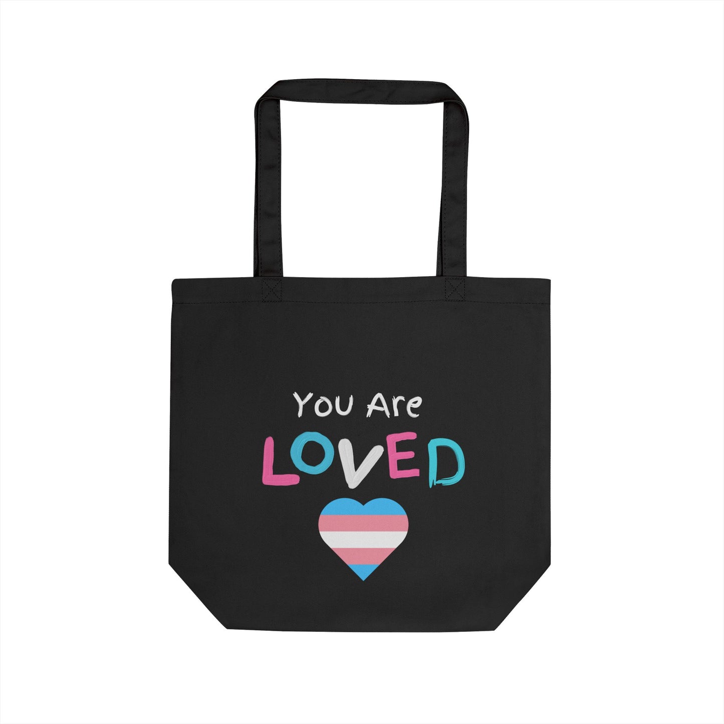 Protect Trans Kids Eco Black Tote Bag
