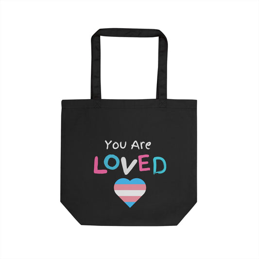 Protect Trans Kids Eco Black Tote Bag