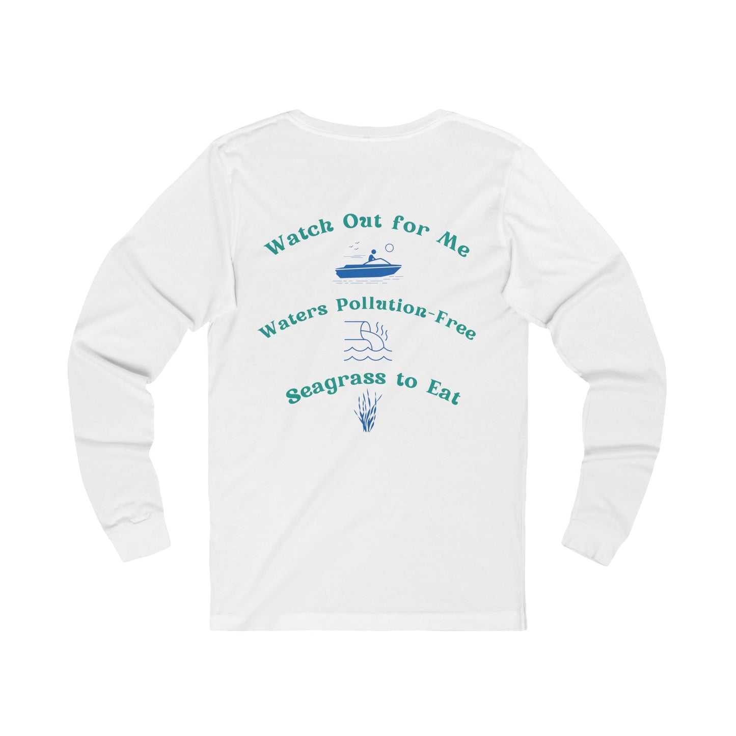 Protect The Manatees Unisex Jersey Long Sleeve Tee