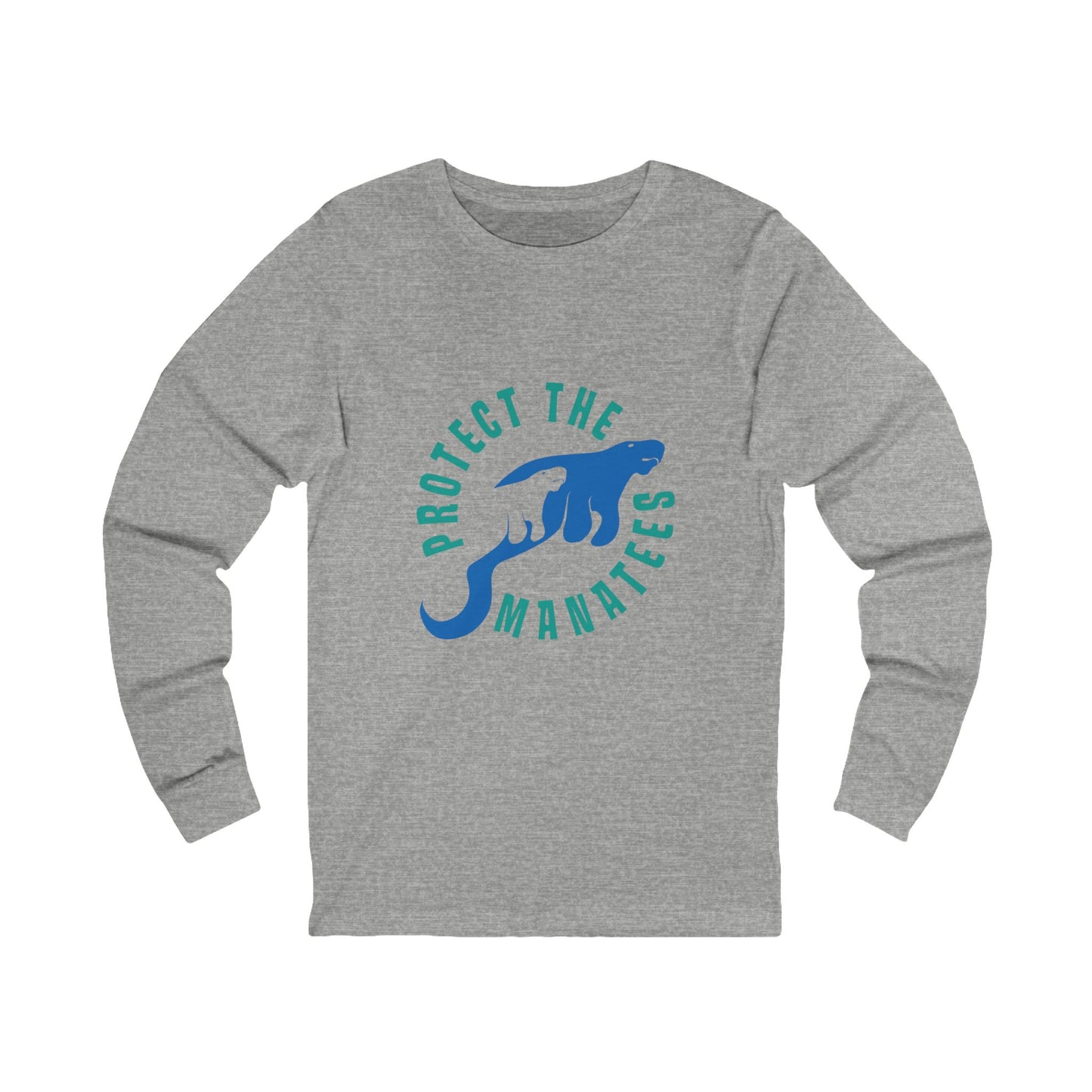 Protect The Manatees Unisex Jersey Long Sleeve Tee