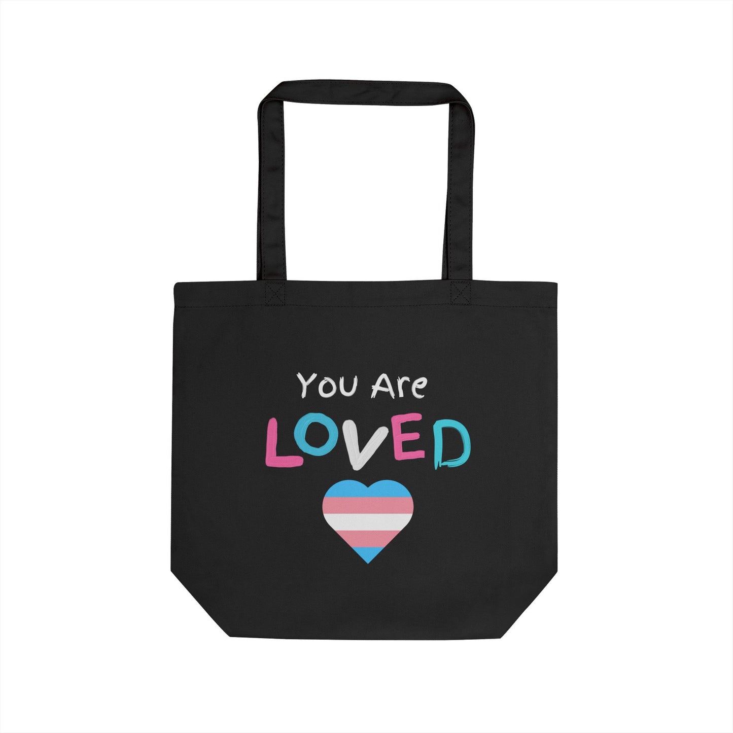 Protect Trans Kids Eco Black Tote Bag