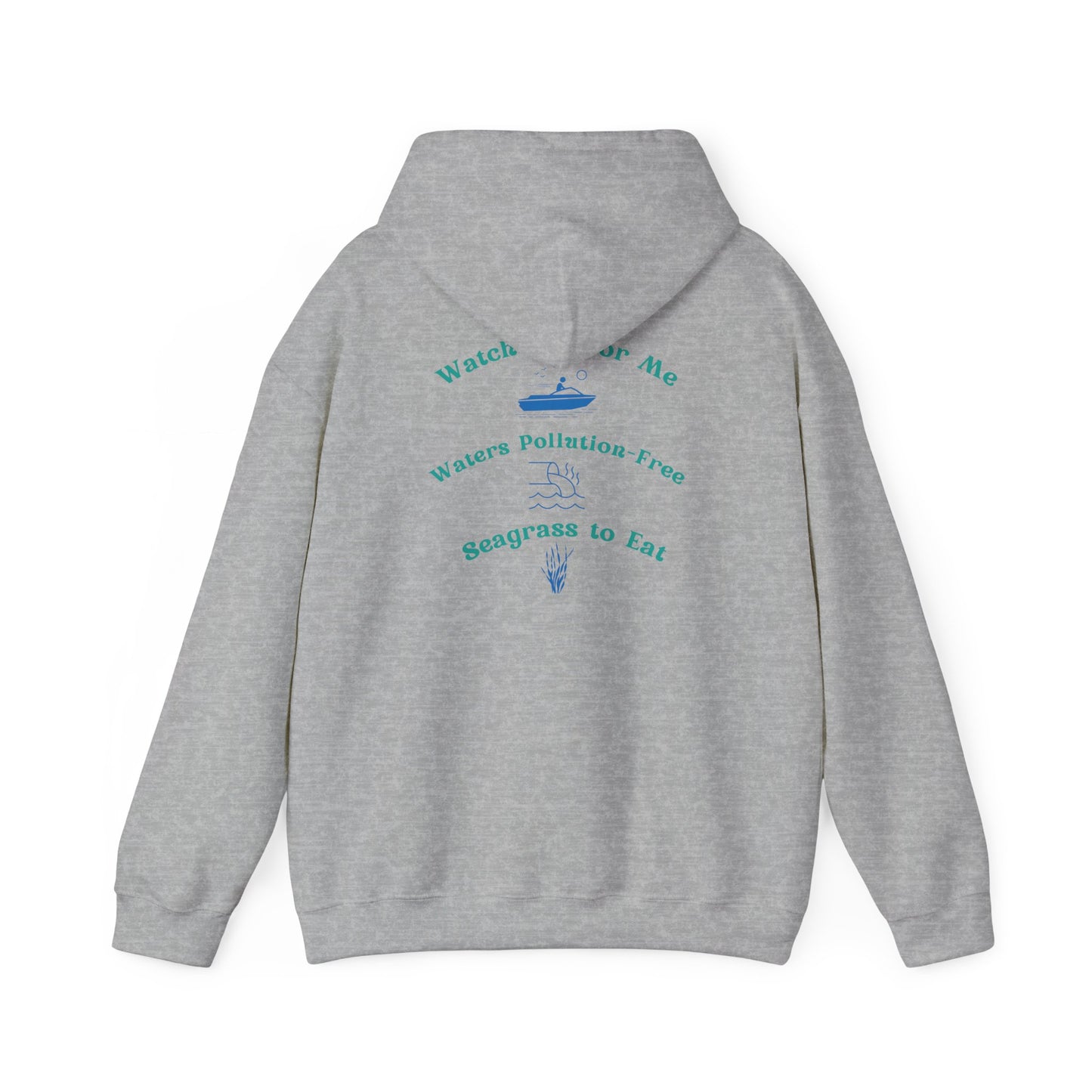Protect The Manatees Unisex Heavy Blend™ Hooded Sweatshirt