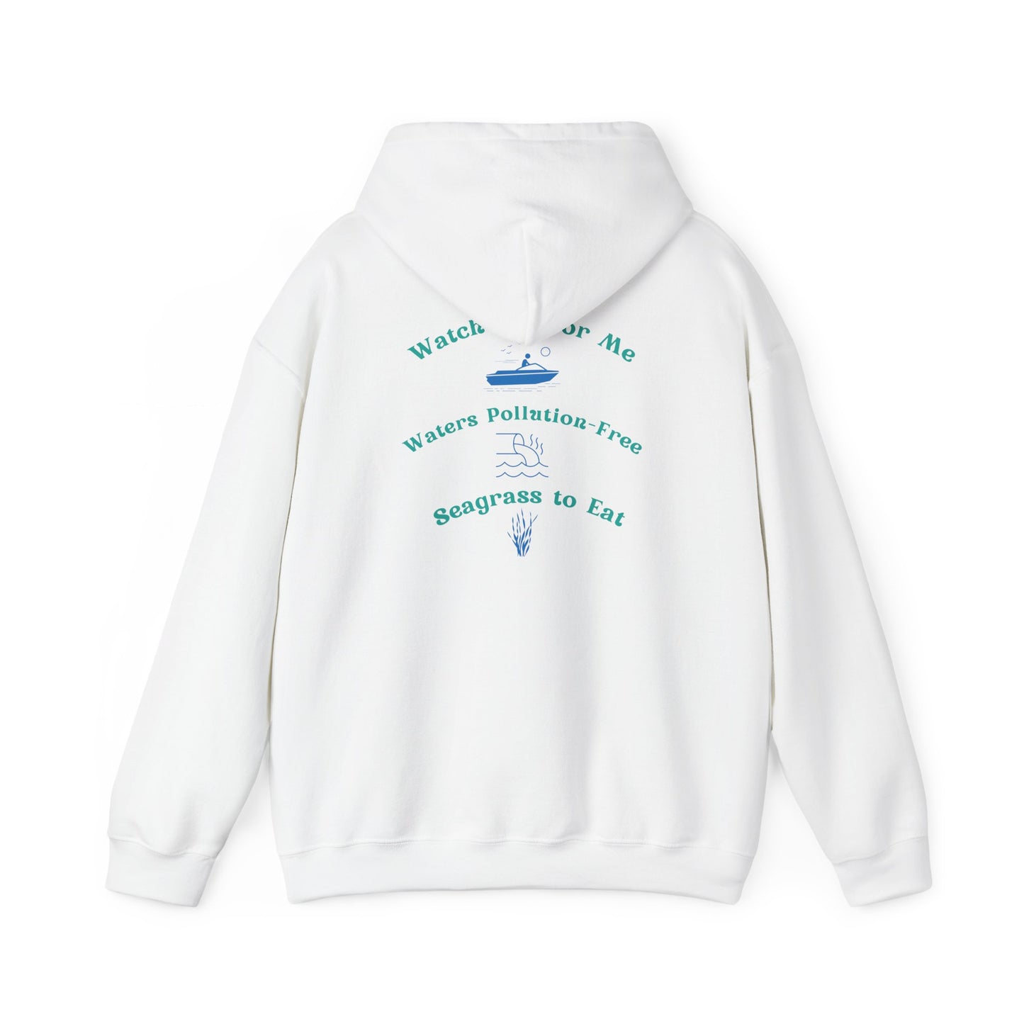 Protect The Manatees Unisex Heavy Blend™ Hooded Sweatshirt