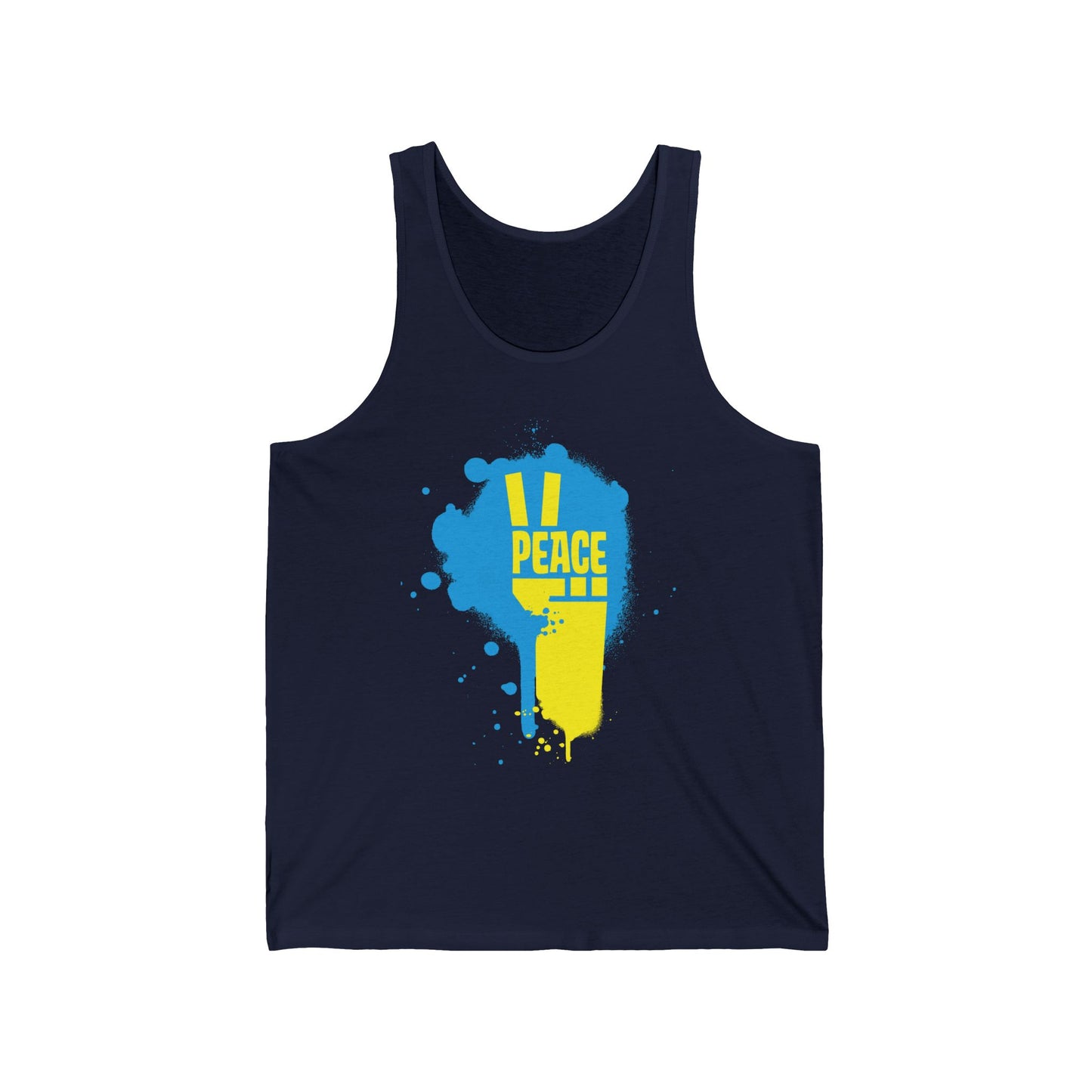 Peace for Ukraine Unisex Jersey Tank