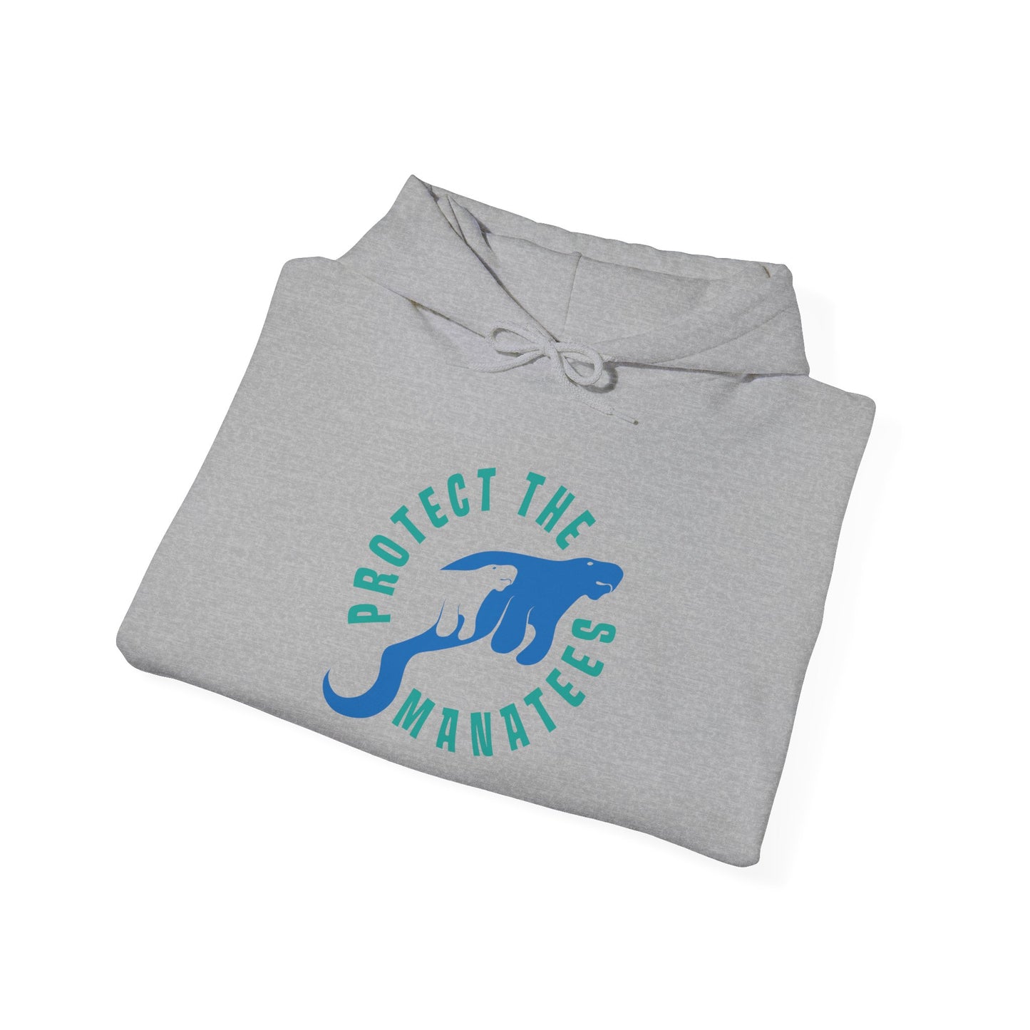 Protect The Manatees Adult Unisex Heavy Blend™ Hooded Sweatshirt