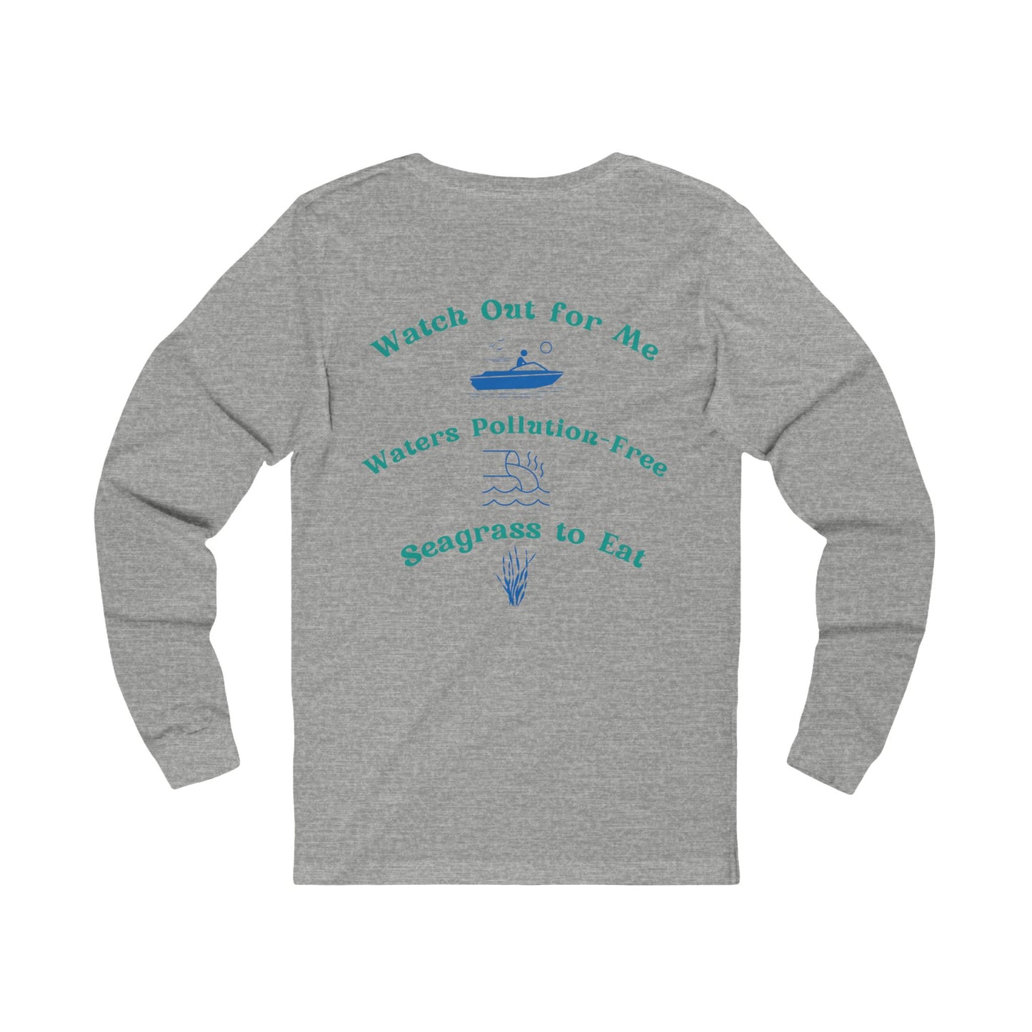 Protect The Manatees Unisex Jersey Long Sleeve Tee