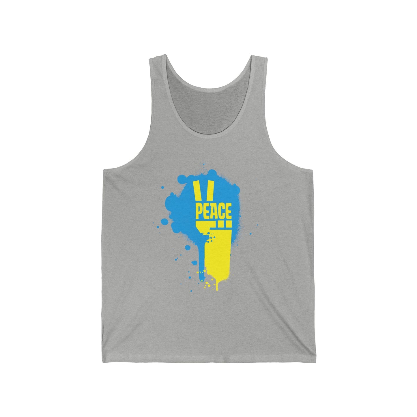Peace for Ukraine Unisex Jersey Tank
