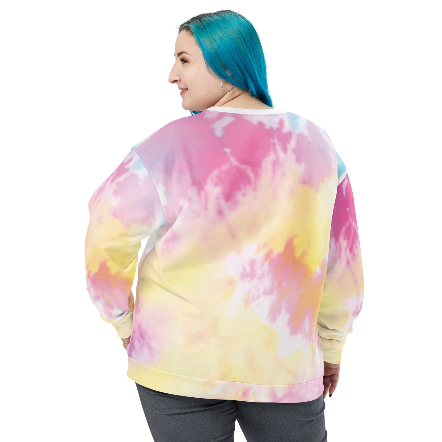 Care for Planet Earth Against Climate Change Tie Dye Adult Unisex Sweatshirt