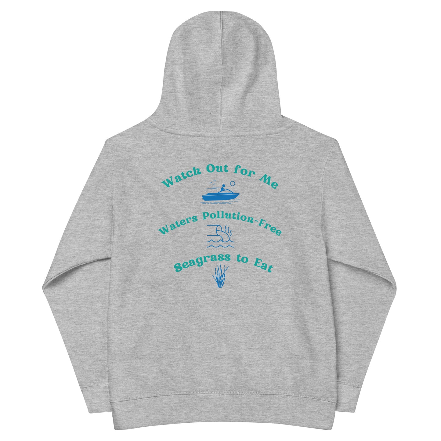 Save the Manatees Kids Fleece Hoodie Charity Gift for Save the Manatee Club