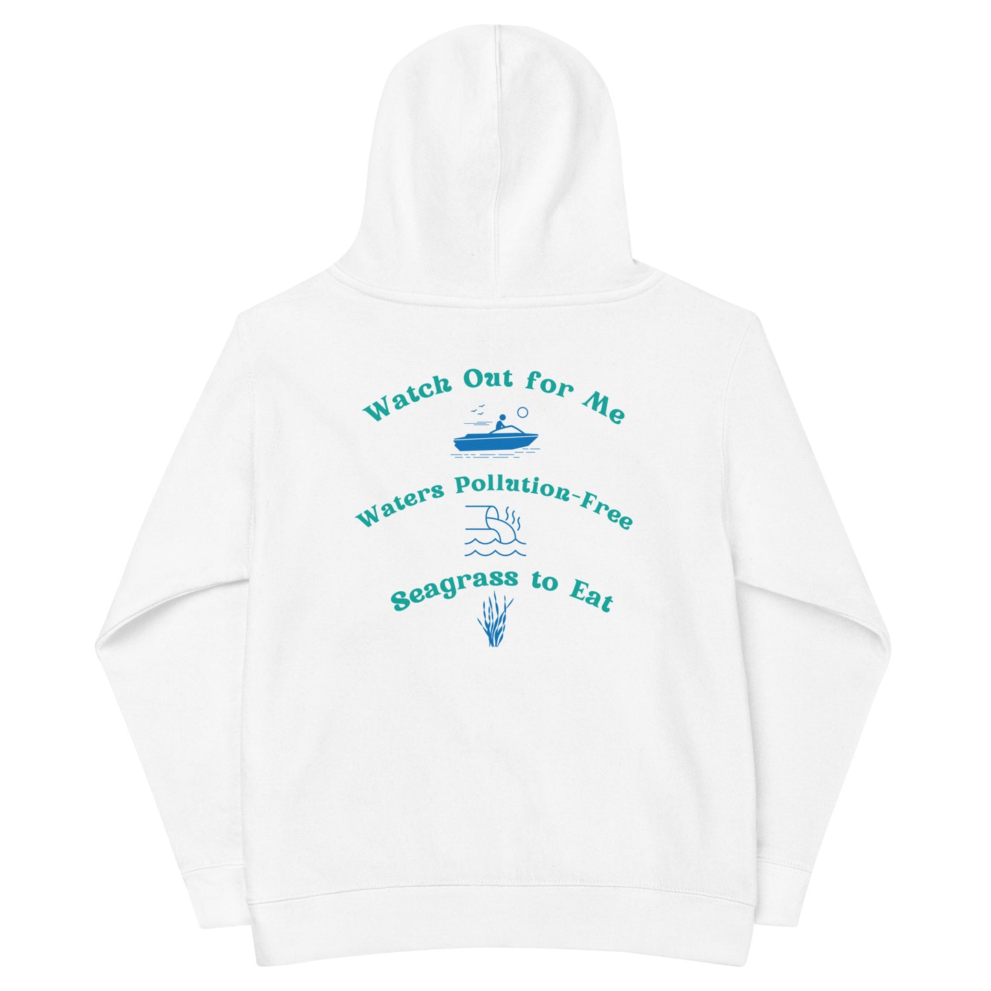 Save the Manatees Kids Fleece Hoodie Charity Gift for Save the Manatee Club