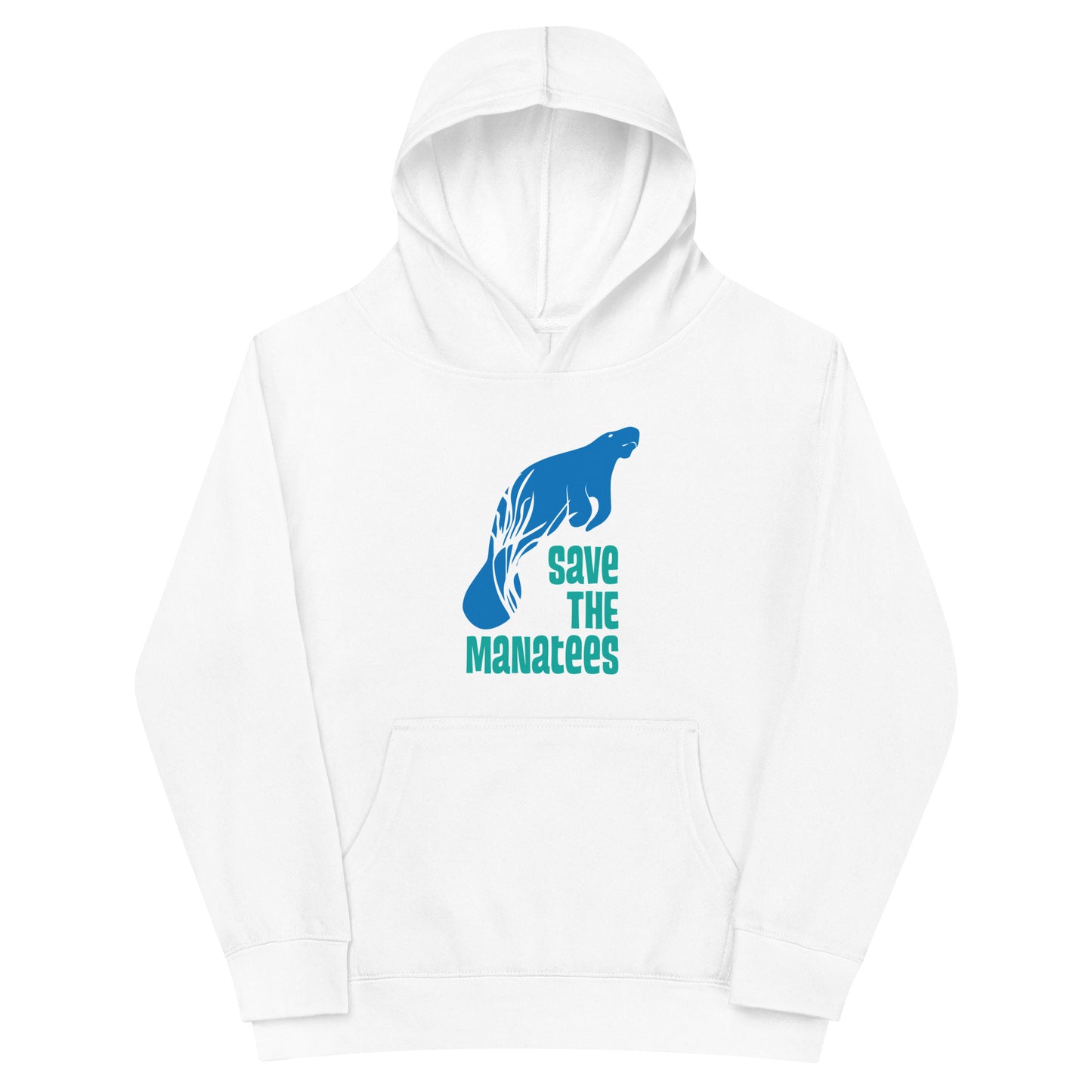 Save the Manatees Kids Fleece Hoodie Charity Gift for Save the Manatee Club