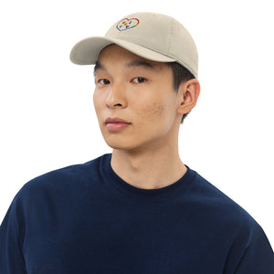 Open image in slideshow, Gay Pride Unity Embroidered Organic Cotton Dad Hat
