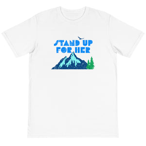 Open image in slideshow, Stand Up For Planet Earth Organic Cotton T-Shirt
