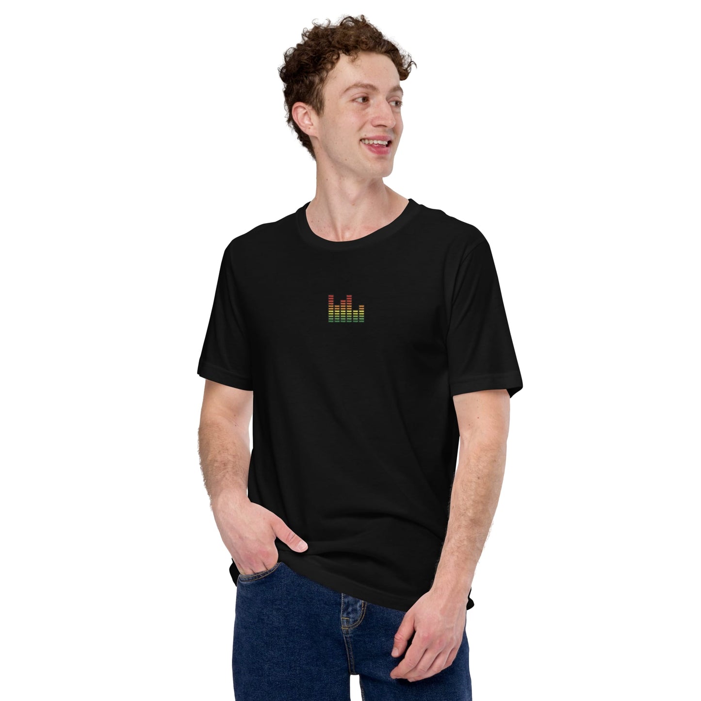 Pride Beats Subtle Pride Gay Pride Unisex Embroidered Bella Canvas Tshirt