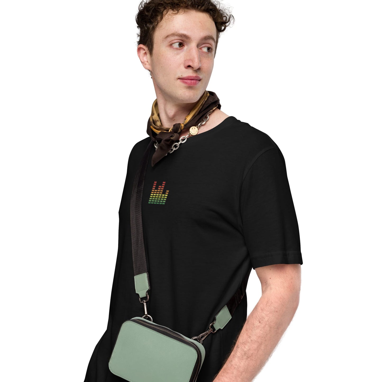 Pride Beats Subtle Pride Gay Pride Unisex Embroidered Bella Canvas Tshirt