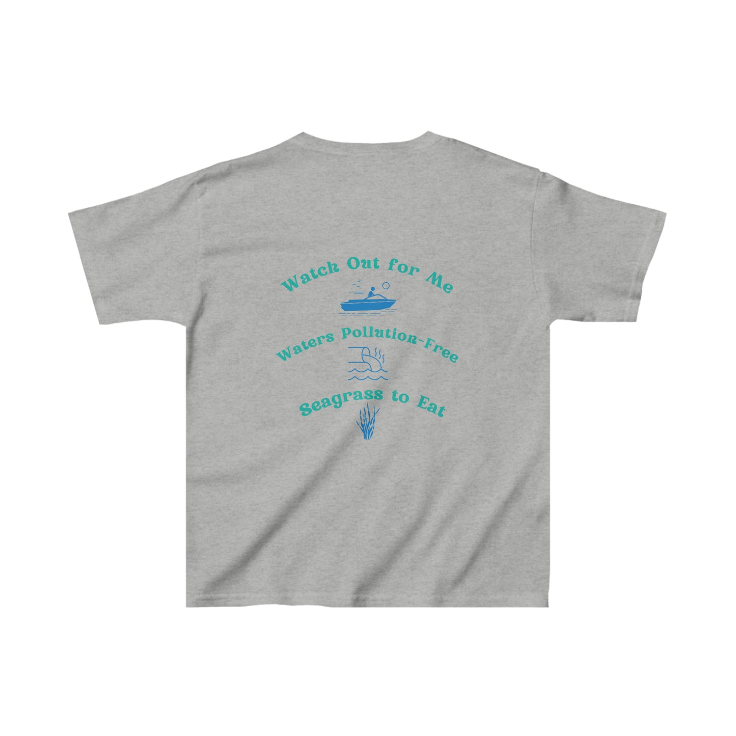 Protect the Manatees Kids Cotton Shirt