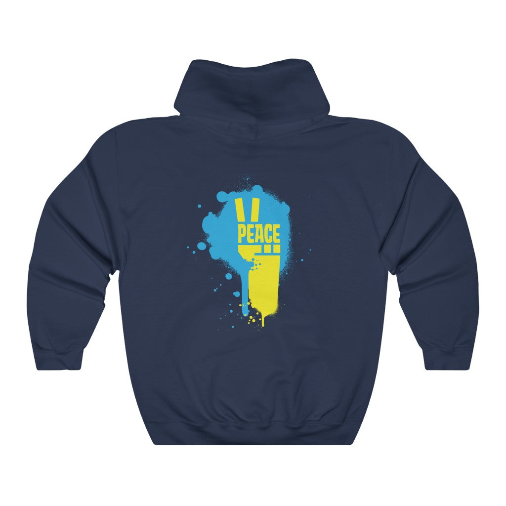 Peace for Ukraine Unisex Heavy Blend™ Hooded Sweatshirt