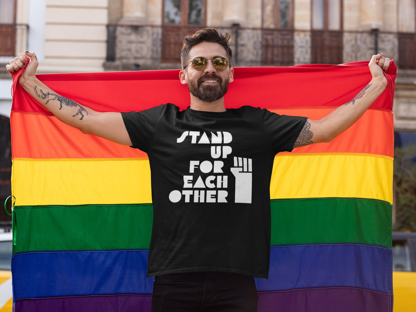 Stand Up For Each Other Social Justice Sustainable Shirt