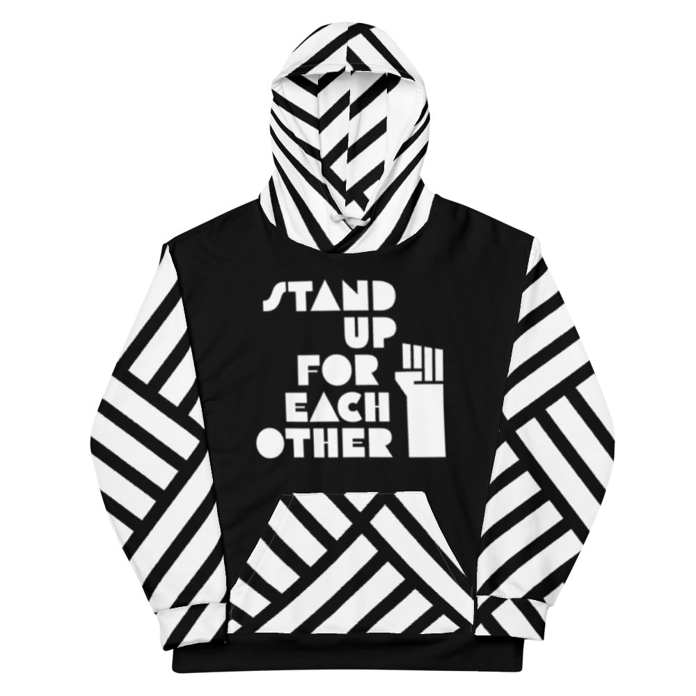 Stand Up For Each Other Social Justice Adult Custom Hoodie
