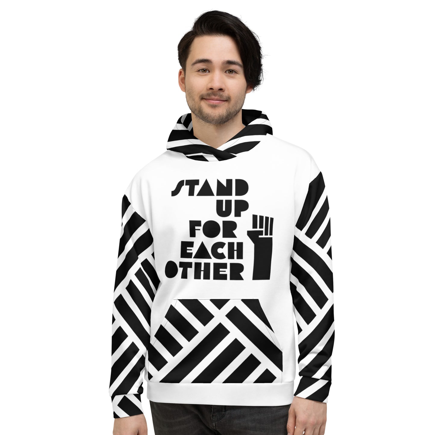 Stand Up For Each Other Social Justice Adult Custom Hoodie