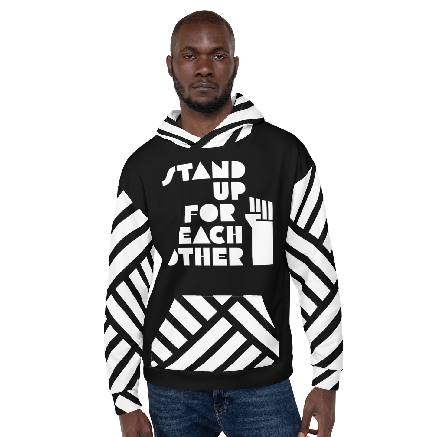 Stand Up For Each Other Social Justice Adult Custom Hoodie