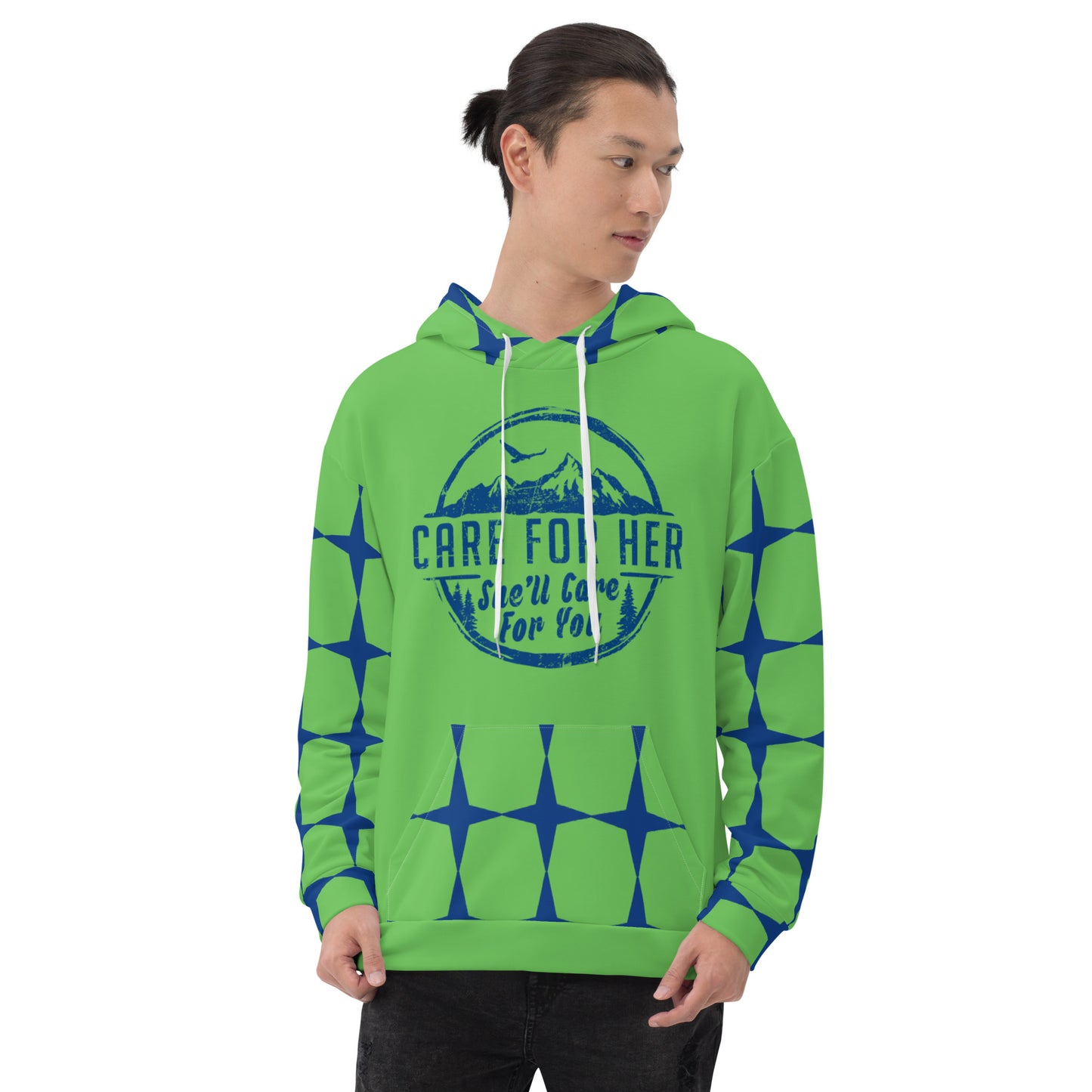 Climate Change Adult Unisex Custom All Over Print Geometric Hoodie