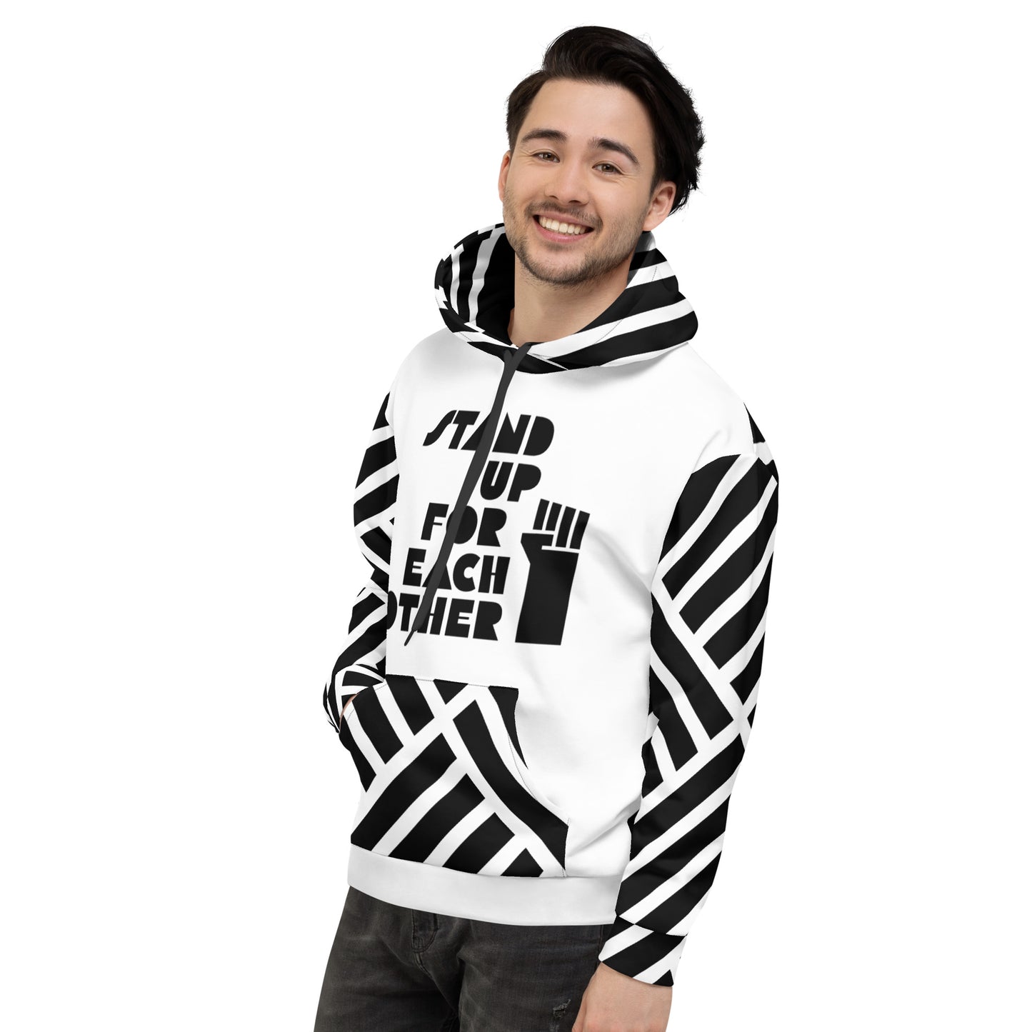 Stand Up For Each Other Social Justice Adult Custom Hoodie
