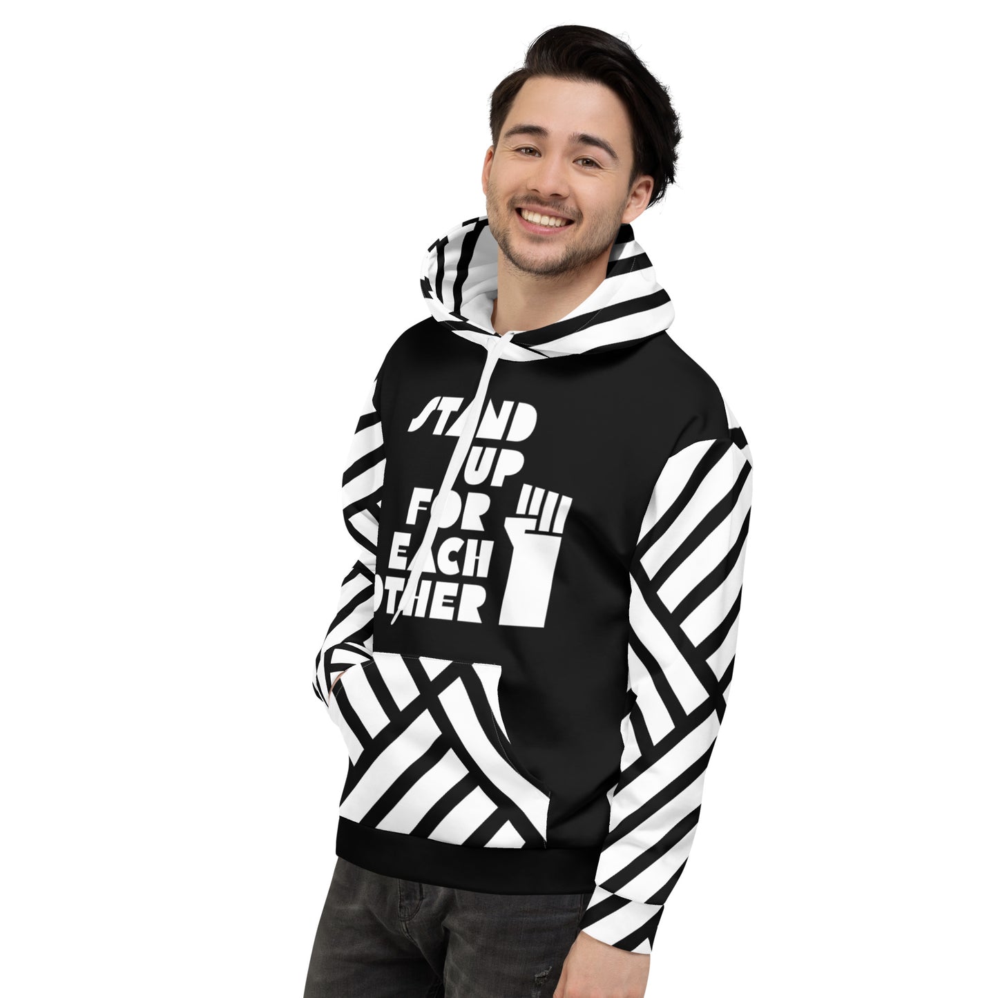 Stand Up For Each Other Social Justice Adult Custom Hoodie