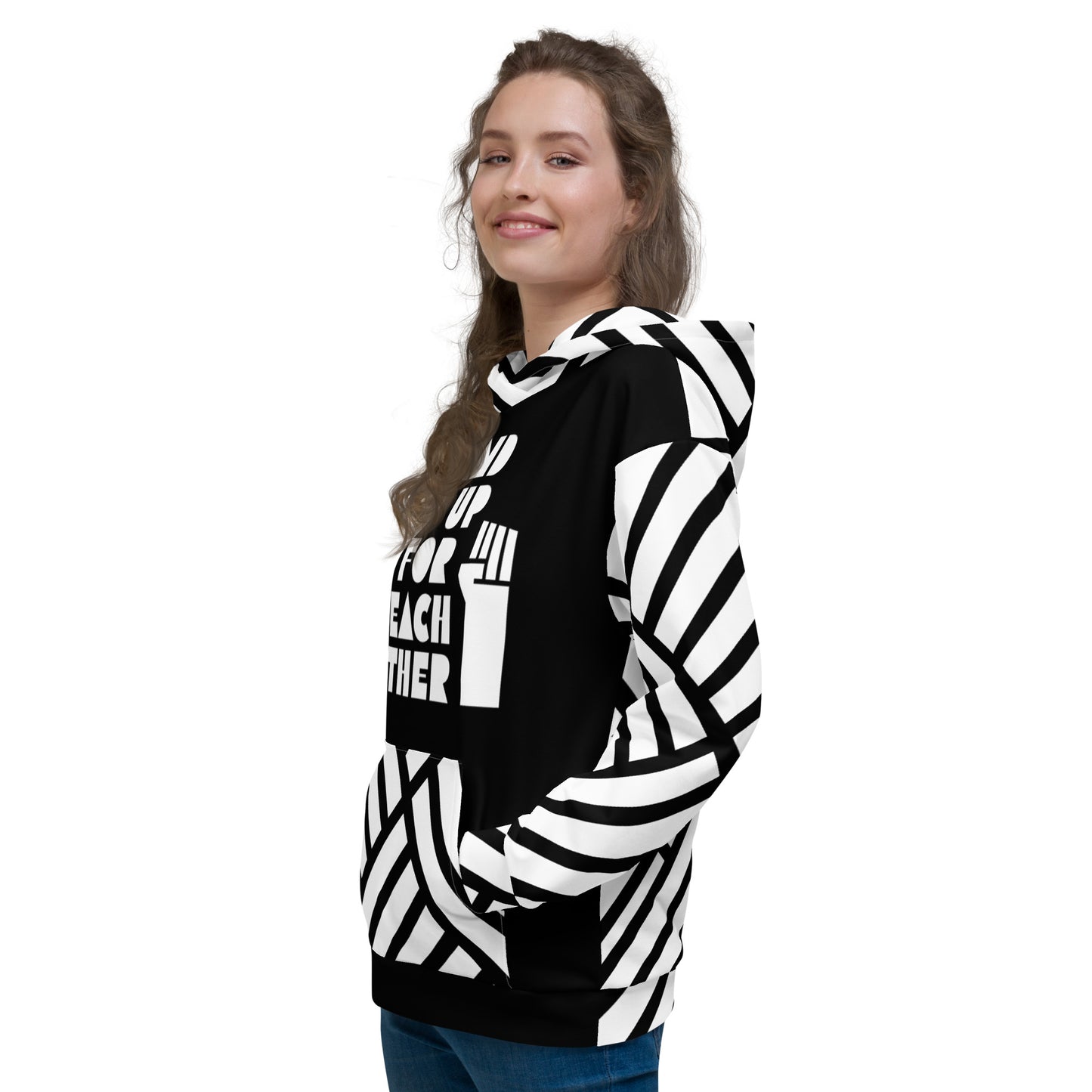 Stand Up For Each Other Social Justice Adult Custom Hoodie