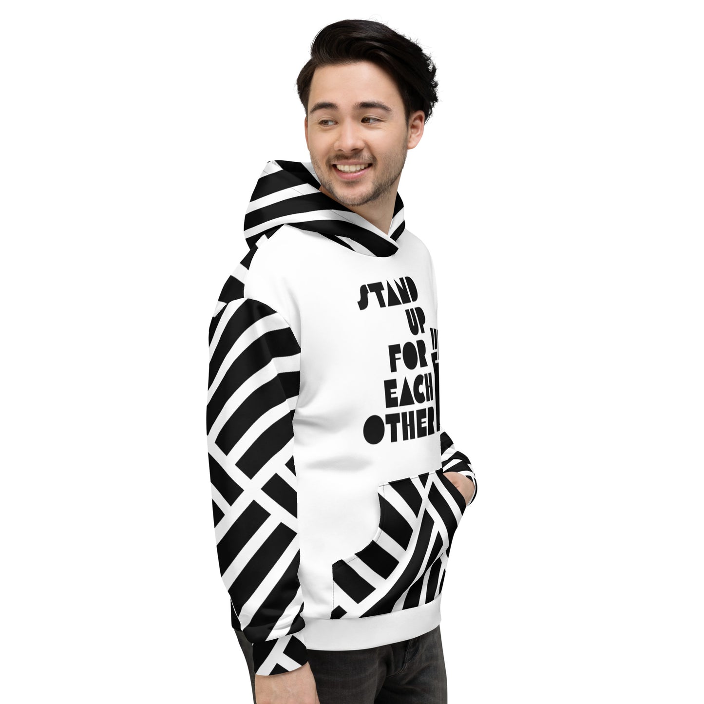 Stand Up For Each Other Social Justice Adult Custom Hoodie
