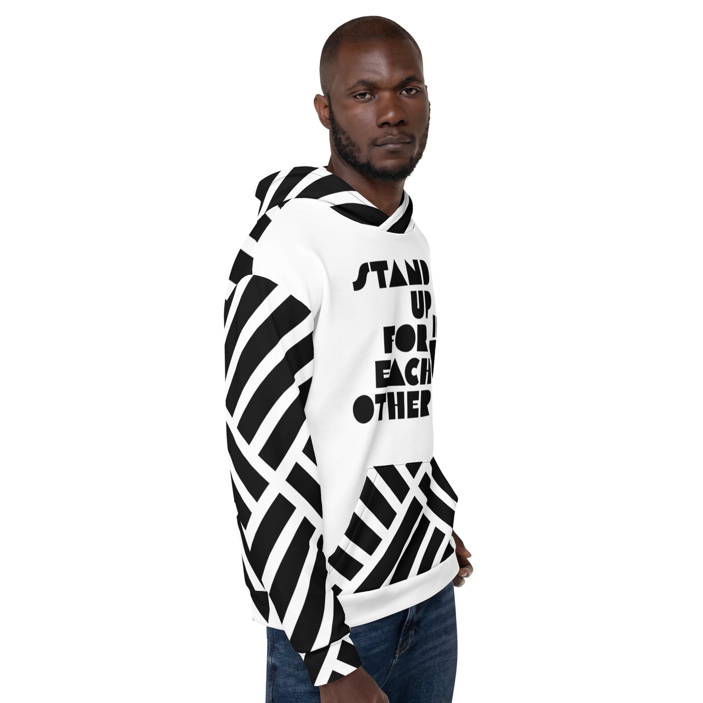 Stand Up For Each Other Social Justice Adult Custom Hoodie