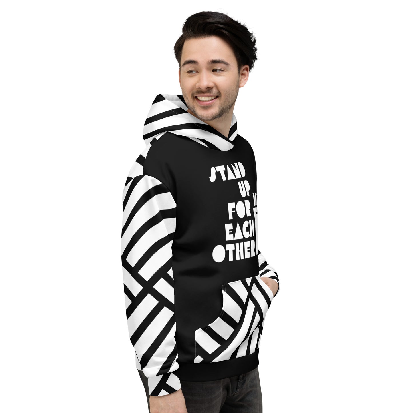 Stand Up For Each Other Social Justice Adult Custom Hoodie