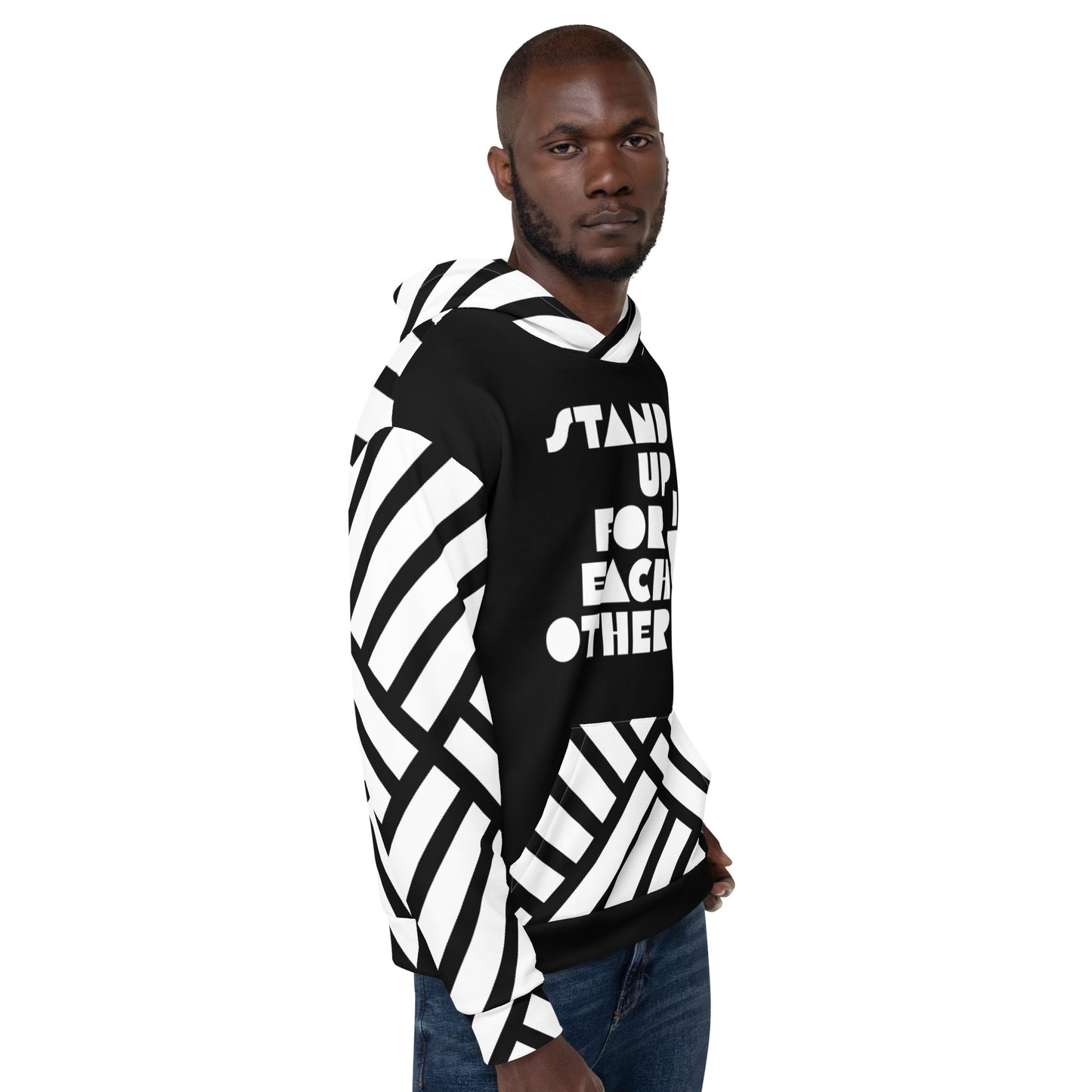 Stand Up For Each Other Social Justice Adult Custom Hoodie