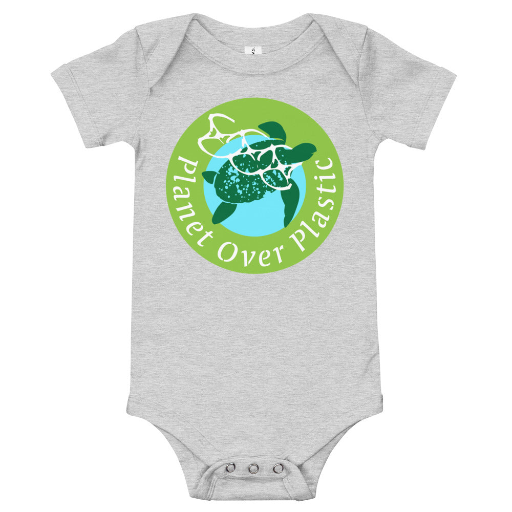 Planet Over Plastic Baby Short Sleeve One Piece