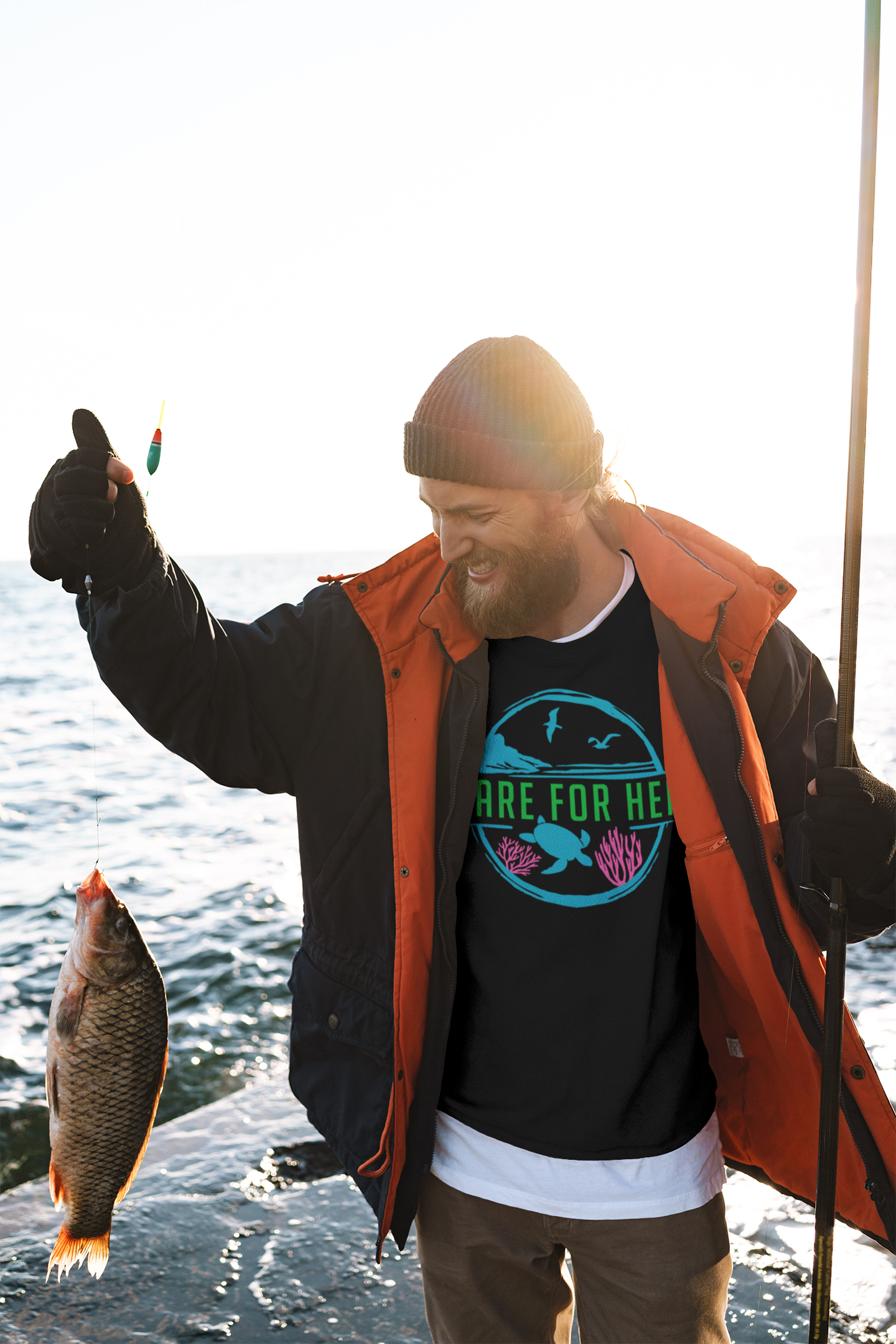 Care For Planet Earth Against Climate Change Adult Crewneck Sweatshirt