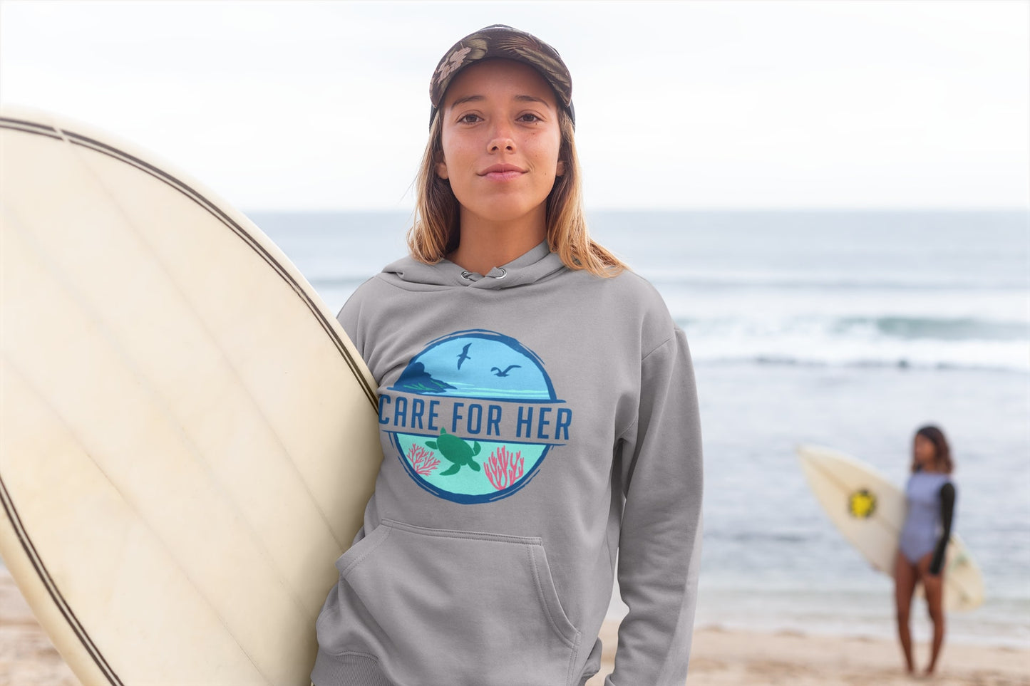 Care For Planet Earth Adult Hoodie