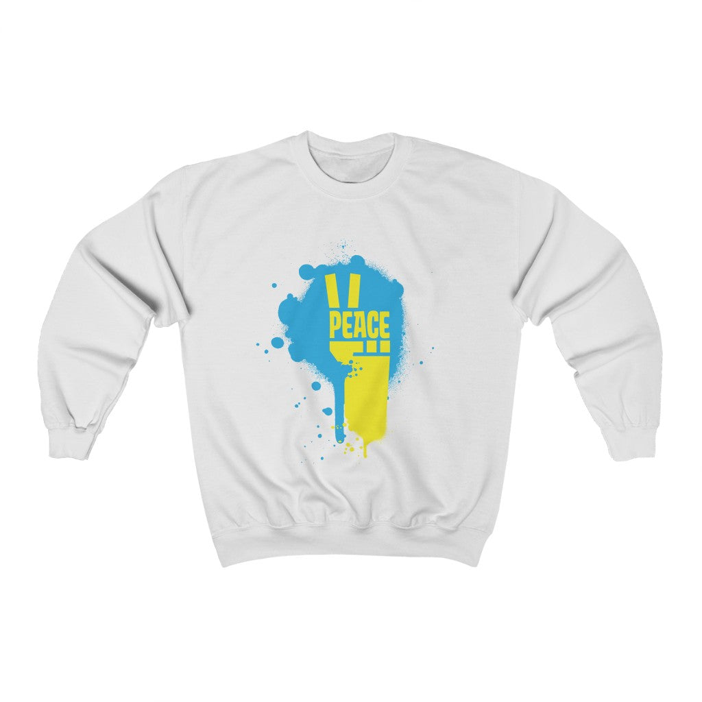 Peace for Ukraine Unisex Heavy Blend™ Crewneck Sweatshirt