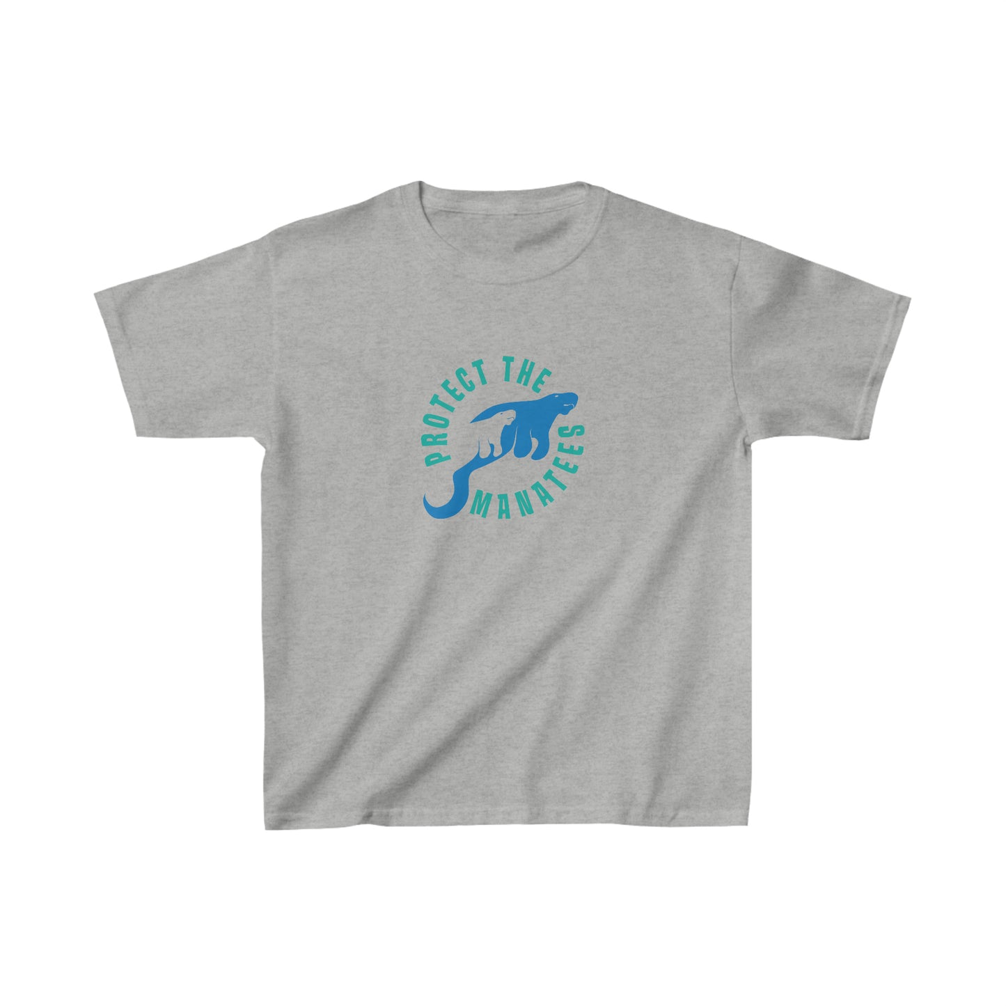 Protect the Manatees Kids Cotton Shirt