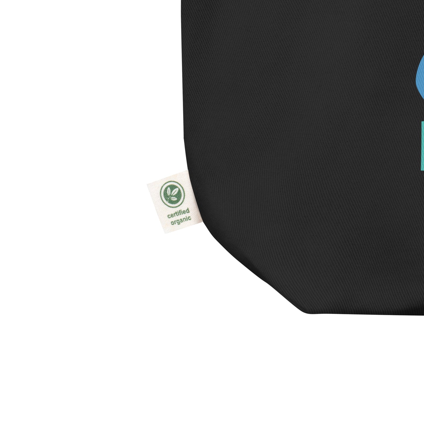 Save the Manatees Graphic Organic Cotton Eco Tote Bag