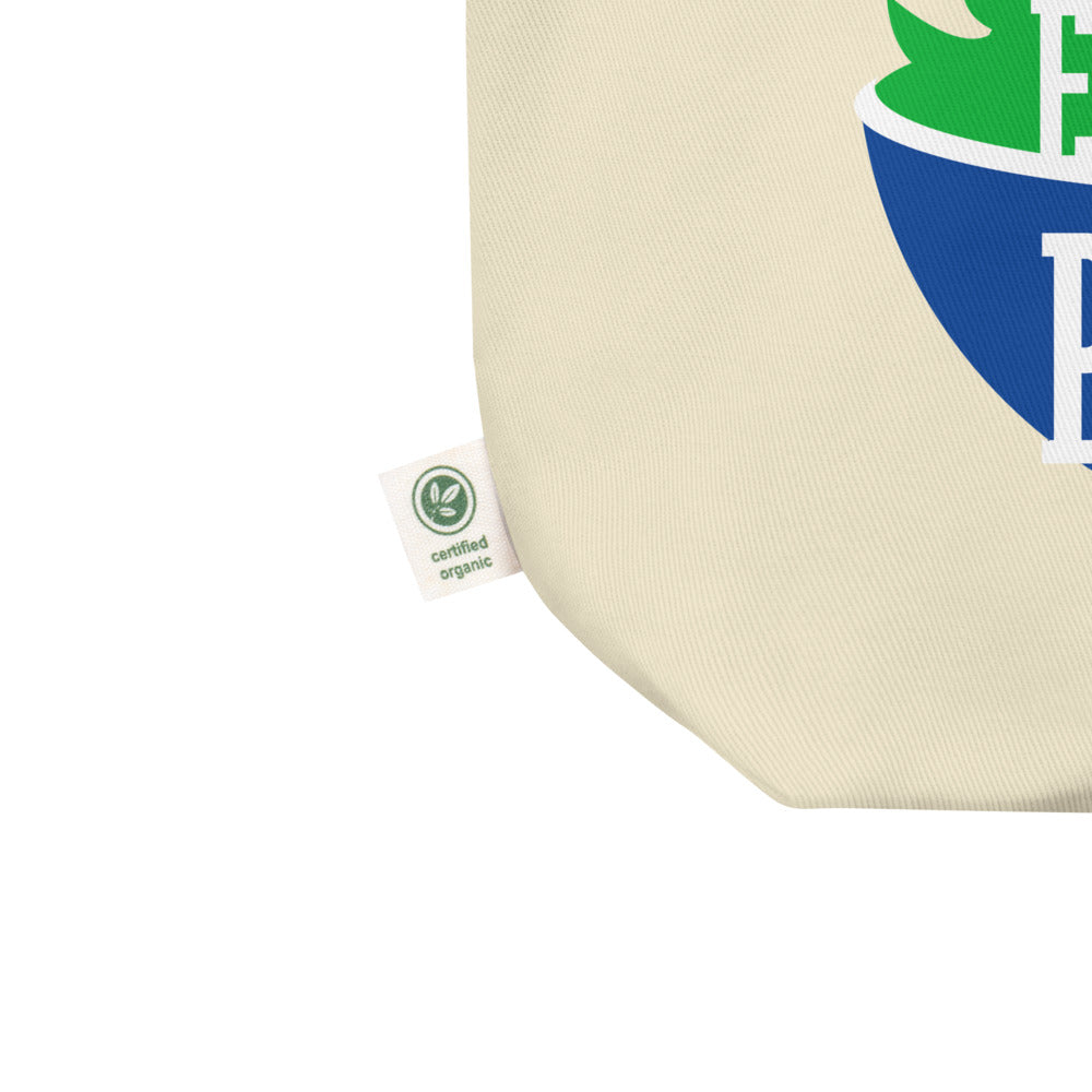 Save The Planet, Eat More Plants! Vegetarian Vegan Sustainable Organic Cotton Tote Bag
