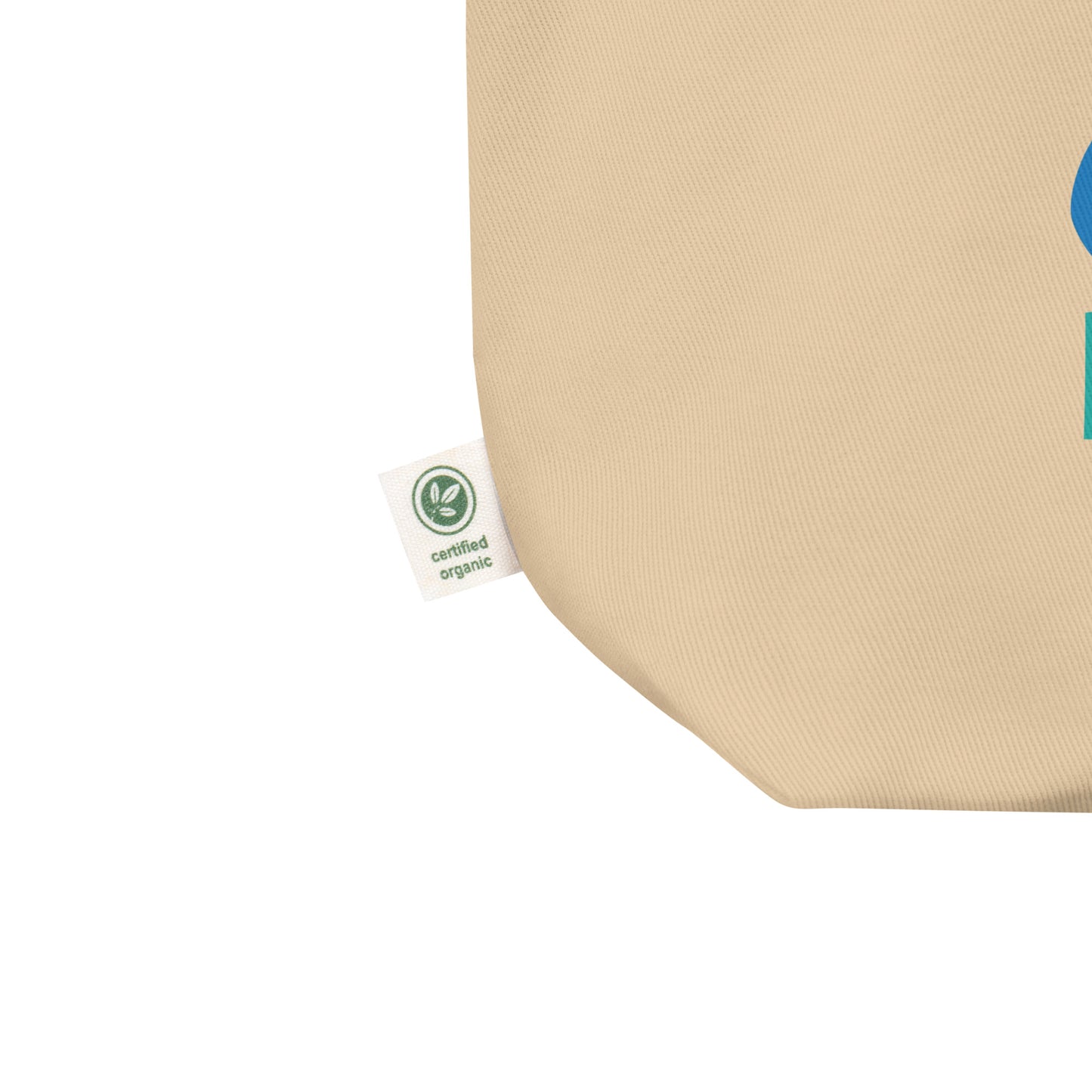 Save the Manatees Graphic Organic Cotton Eco Tote Bag