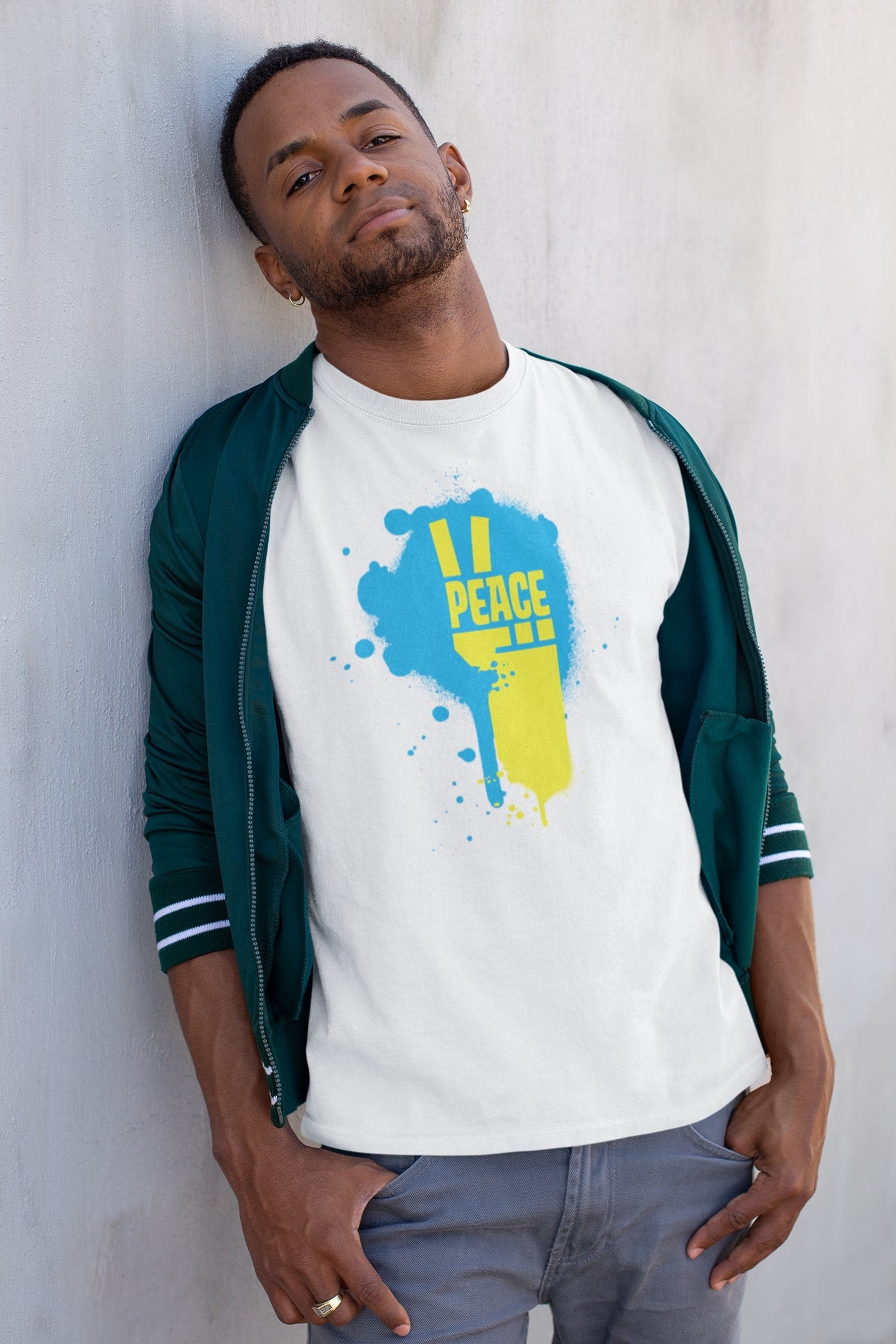 Peace for Ukraine Unisex Jersey Short Sleeve Shirt