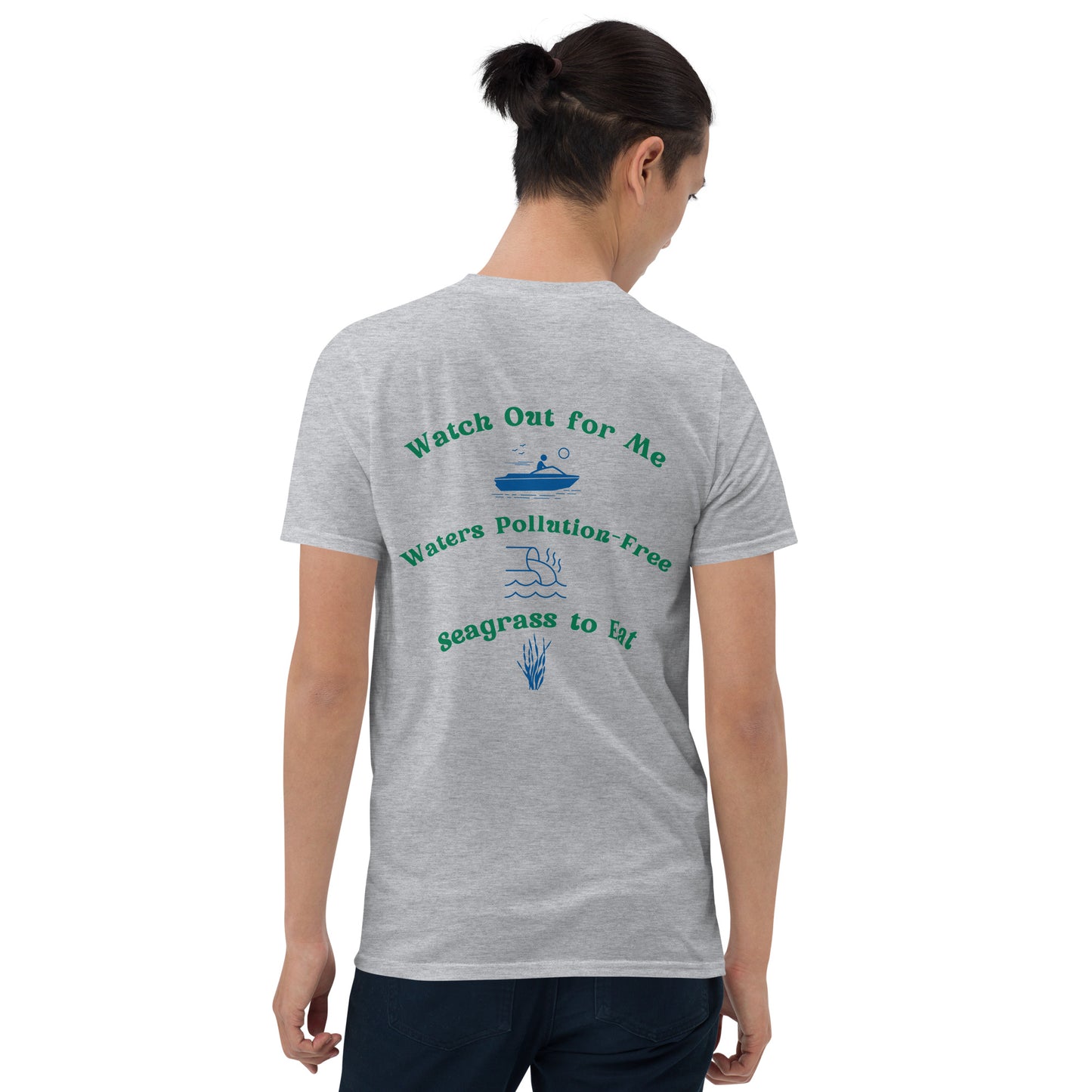 Protect the Manatees Short-Sleeve Adult Unisex Graphic Shirt