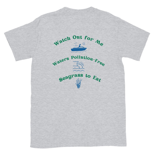 Protect the Manatees Short-Sleeve Adult Unisex Graphic Shirt