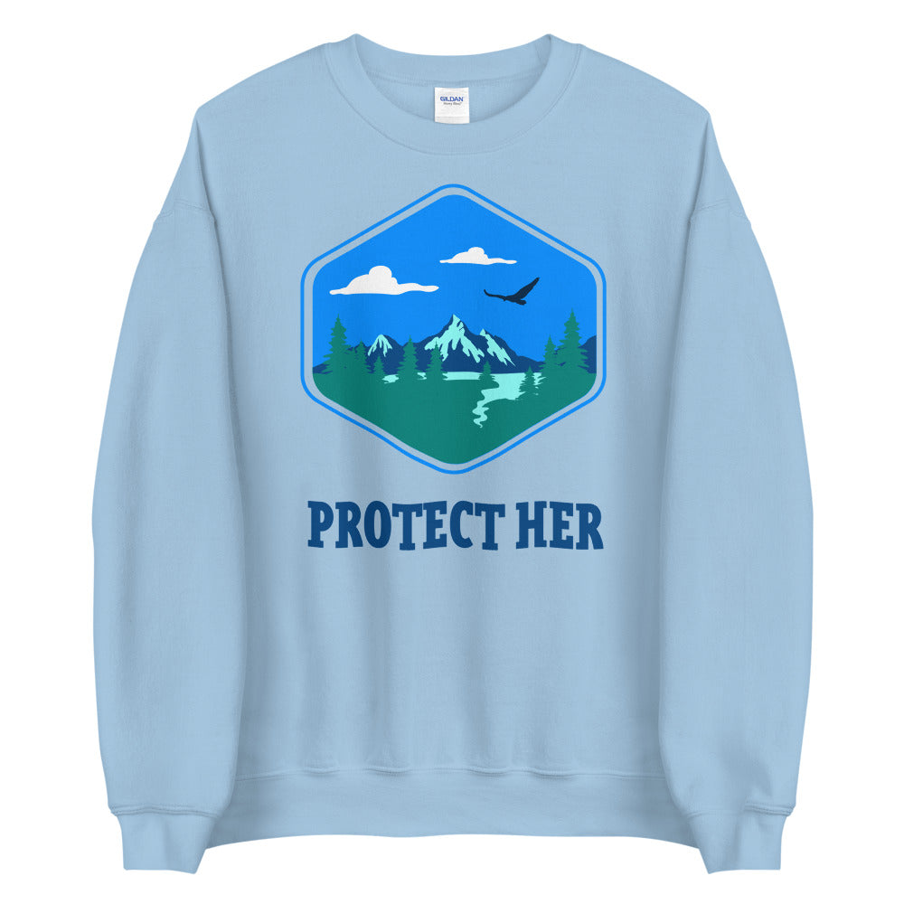 Protect Planet Earth Adult Sweatshirt