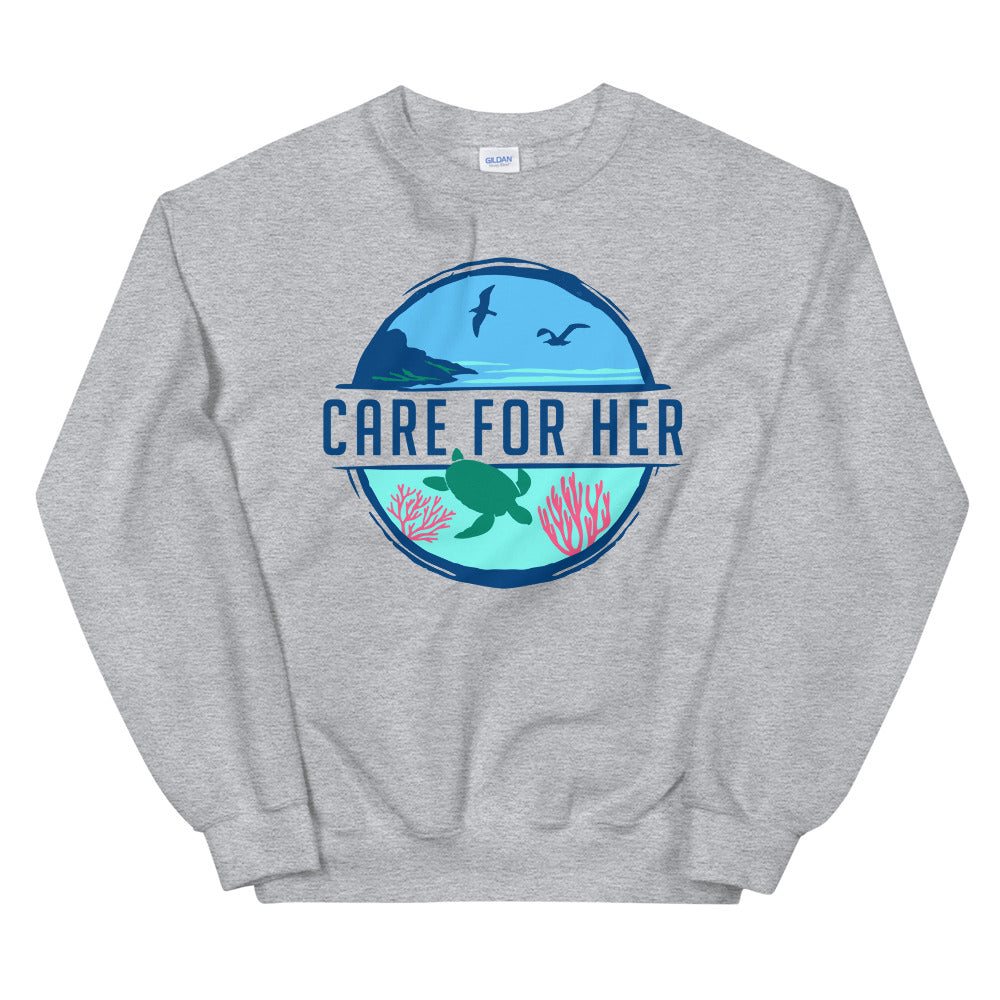 Care for Planet Earth Adult Sweatshirt