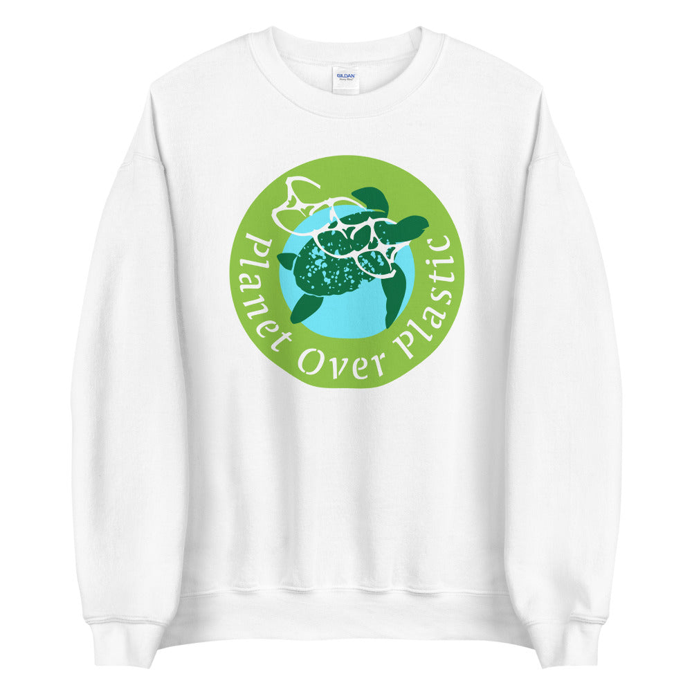 Planet Over Plastic Keep the Sea Plastic Free Unisex Crewneck Sweatshirt
