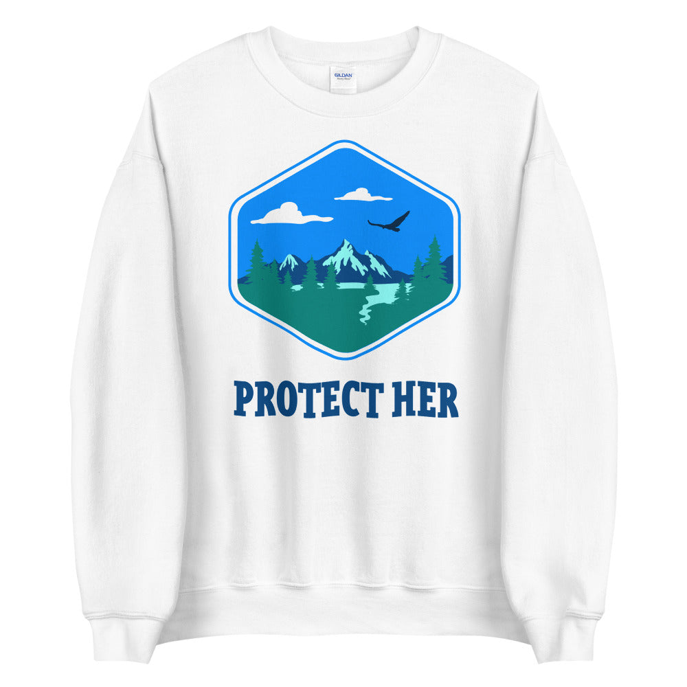 Protect Planet Earth Adult Sweatshirt