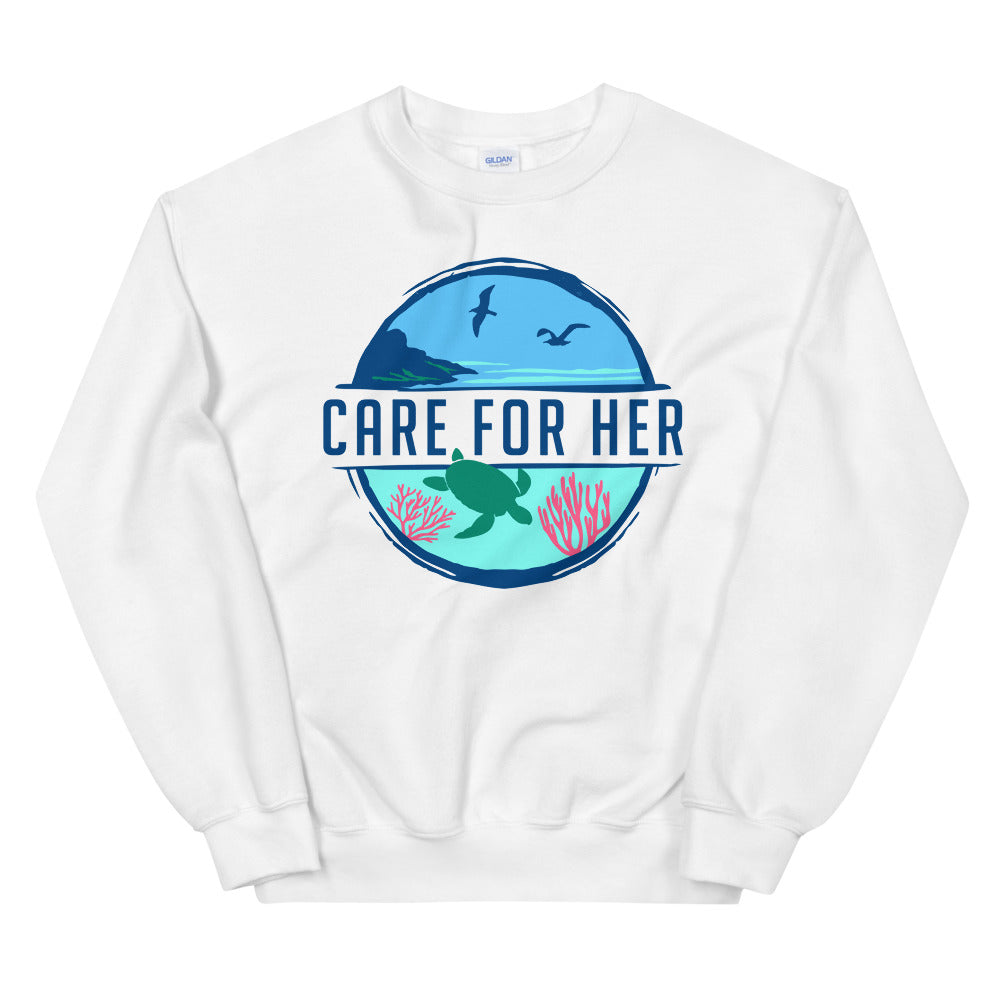 Care for Planet Earth Adult Sweatshirt